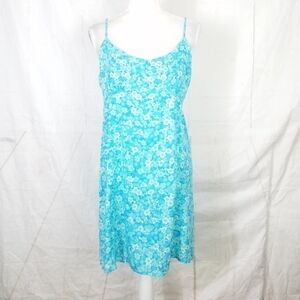 Abound blue horizon tarry floral mini dress